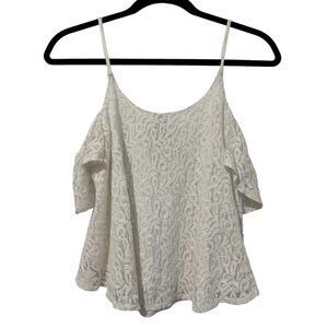 Lace Off-Shoulder Jessica Simpson Tank (Size S)